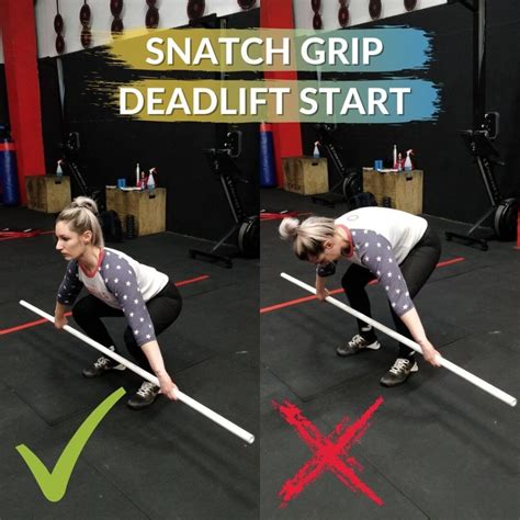 Nov 22, 2021 · The snatch grip deadlift is a relative of the halting snatch deadlift. While the halting snatch deadlift is most often used to improve technique and power for the Olympic weightlifting snatch lift, the snatch grip deadlift is an accessory exercise for the conventional barbell deadlift. 